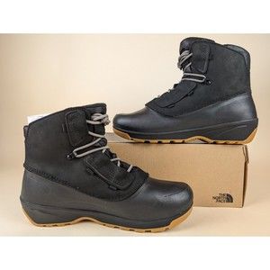 The North Face Shellista IV Shorty Waterproof Boots Womens 9 Black Shoes NWB